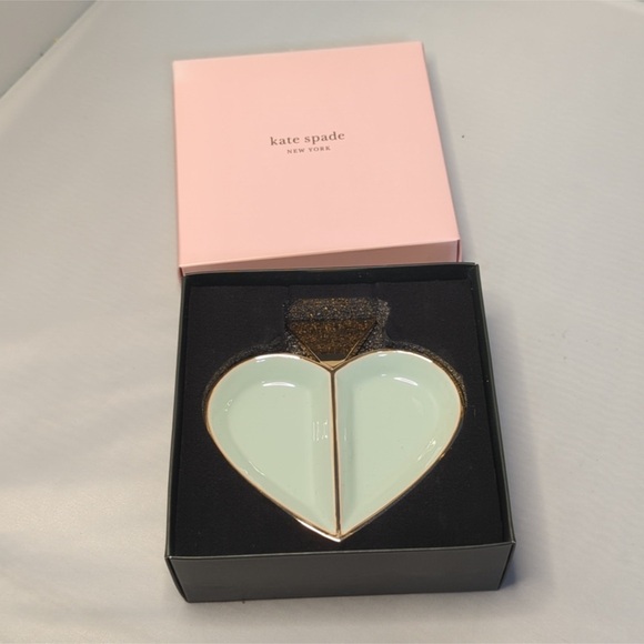 Kate Spade New York Lenox Spade Street Jewelry dish new in original box white - Picture 2 of 11